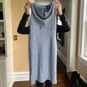 Petite gray work dress from banana republic